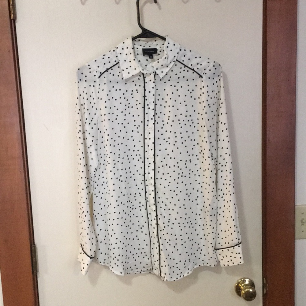 Polka Dot Button Down